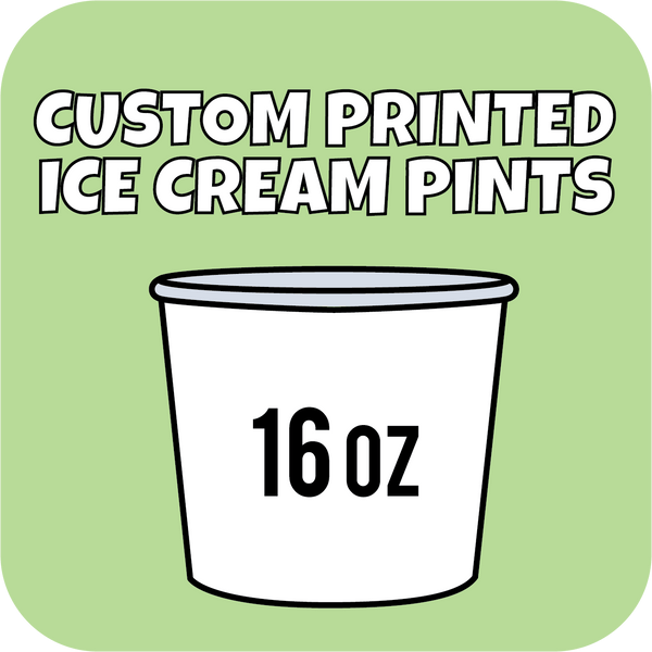 CUSTOM PRINTED ICE CREAM PINTS - CustomPaperCup.com Branded Restaurant Supplies