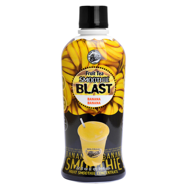 Big Train Banana Banana Fruit Tea Smoothie Blast Mix (32oz) - CustomPaperCup.com Branded Restaurant Supplies