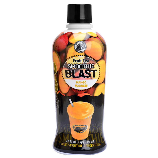 Big Train Mango Madness Fruit Tea Smoothie Blast Mix (32oz) - CustomPaperCup.com Branded Restaurant Supplies