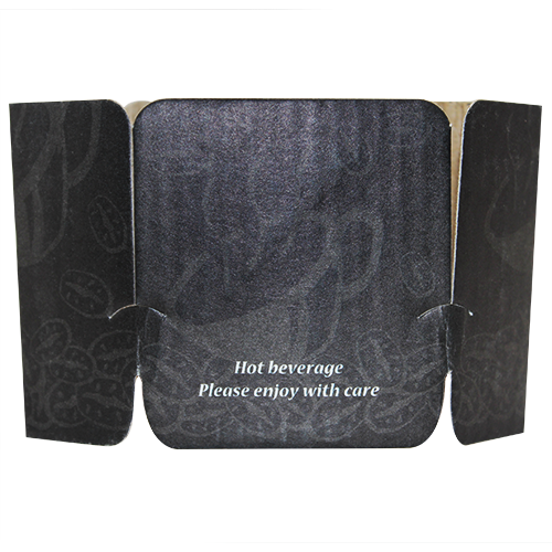 Tulip Cup Jackets - Ebony - 1,000 ct - CustomPaperCup.com