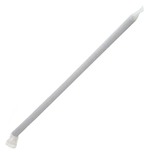 7.75'' Jumbo Straws (5mm) Paper Wrapped - Black - 12,000 ct - CustomPaperCup.com