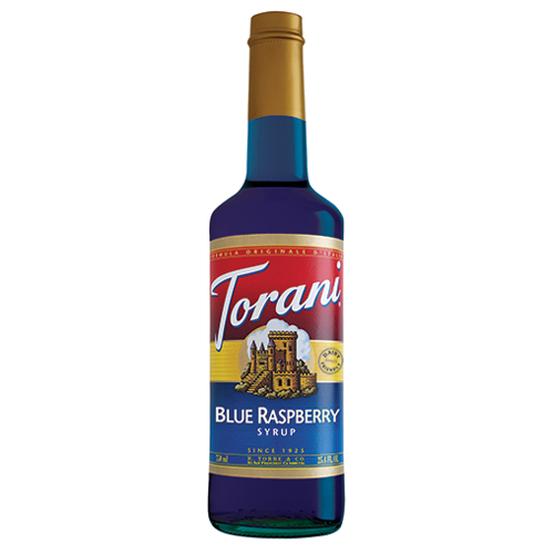 Torani Blue Raspberry Syrup (750 mL) - CustomPaperCup.com Branded Restaurant Supplies