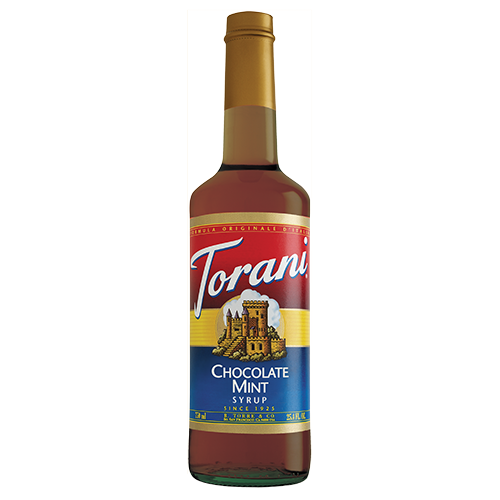 Torani Chocolate Mint Syrup (750 mL) - CustomPaperCup.com Branded Restaurant Supplies
