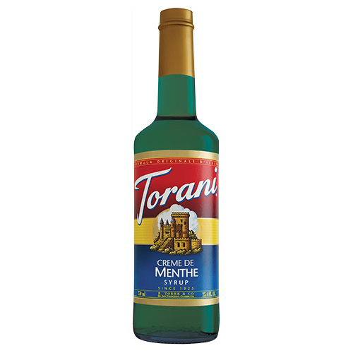 Torani Creme de Menthe Syrup (750 mL) - CustomPaperCup.com Branded Restaurant Supplies