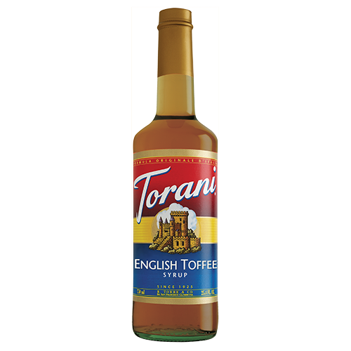 Torani English Toffee Syrup (750mL) - CustomPaperCup.com Branded Restaurant Supplies