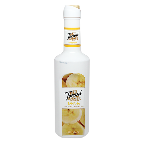 Torani Banana Purée Blend (1L) - CustomPaperCup.com Branded Restaurant Supplies