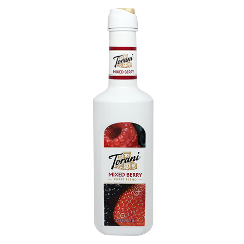 Torani Mixed Berry Purée Blend (1L) - CustomPaperCup.com Branded Restaurant Supplies