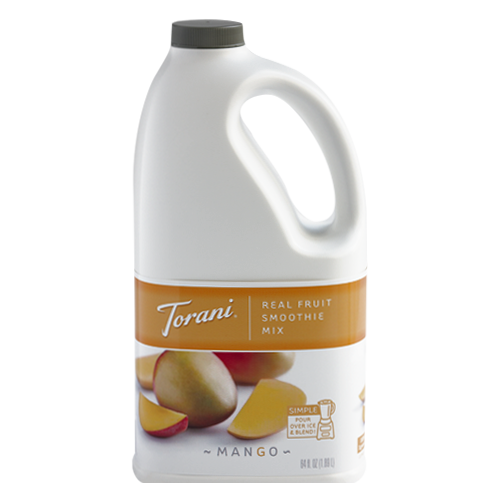 Torani Mango Real Fruit Smoothie Mix (64oz) - CustomPaperCup.com Branded Restaurant Supplies