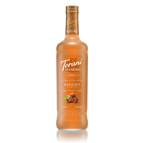 Torani Signature Hazelnut Syrup (750 mL) - CustomPaperCup.com Branded Restaurant Supplies