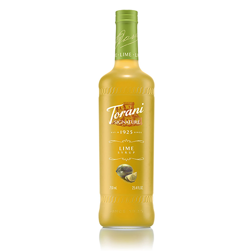 Torani Signature Lime Syrup (750 mL) - CustomPaperCup.com Branded Restaurant Supplies