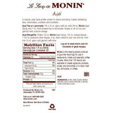 Monin Açai Syrup (1L) - CustomPaperCup.com Branded Restaurant Supplies