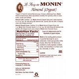 Monin Almond (Orgeat) Syrup (750mL) - CustomPaperCup.com Branded Restaurant Supplies