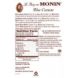 Monin Blue Curacao Syrup (750mL) - CustomPaperCup.com Branded Restaurant Supplies