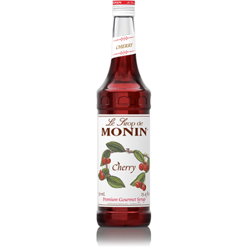 Monin Cherry Syrup (750mL) - CustomPaperCup.com Branded Restaurant Supplies