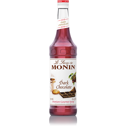Monin Dark Chocolate Syrup (750mL) - CustomPaperCup.com Branded Restaurant Supplies