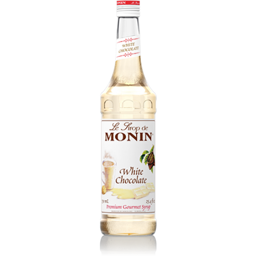 Monin White Chocolate Syrup (750mL) - CustomPaperCup.com Branded Restaurant Supplies