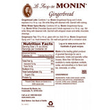 Monin Gingerbread Syrup (750mL) - CustomPaperCup.com Branded Restaurant Supplies