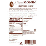 Monin Hawaiian Island Syrup (750mL) - CustomPaperCup.com Branded Restaurant Supplies