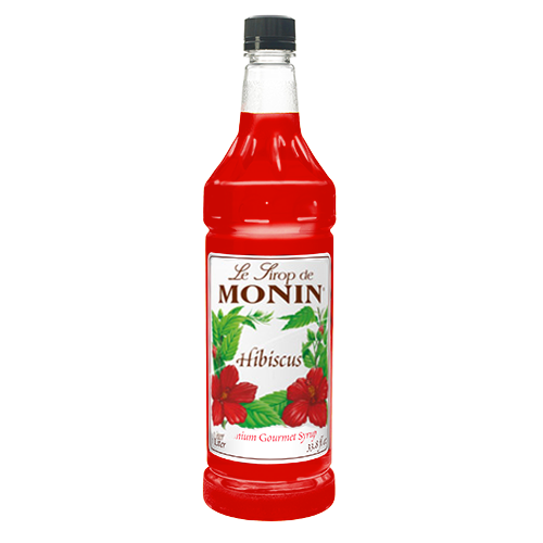 Monin Hibiscus Syrup (1L) - CustomPaperCup.com Branded Restaurant Supplies