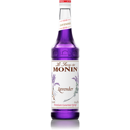 Monin Lavender Syrup (750mL) - CustomPaperCup.com Branded Restaurant Supplies