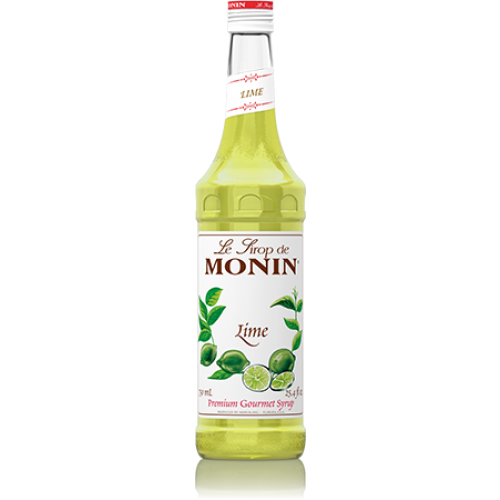 Monin Lime Syrup (750mL) - CustomPaperCup.com Branded Restaurant Supplies