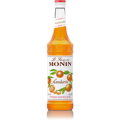 Monin Mandarin Syrup (750mL) - CustomPaperCup.com Branded Restaurant Supplies