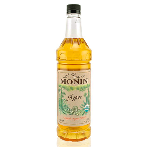 Monin Agave Organic Nectar Sweetener Syrup (1L) - CustomPaperCup.com Branded Restaurant Supplies