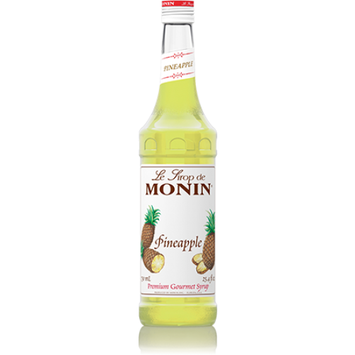 Monin Pineapple Syrup (750mL) - CustomPaperCup.com Branded Restaurant Supplies