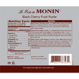 Monin Black Cherry Fruit Purée (1L) - CustomPaperCup.com Branded Restaurant Supplies