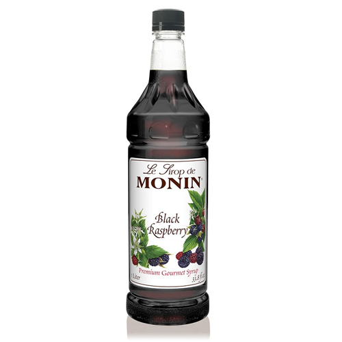 Monin Black Raspberry Syrup (1L) - CustomPaperCup.com Branded Restaurant Supplies