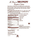 Monin Exotic Citrus Syrup (1L) - CustomPaperCup.com Branded Restaurant Supplies