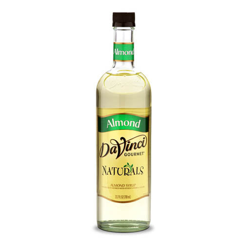 DaVinci All Natural Almond Flavored Syrup (700mL) - CustomPaperCup.com Branded Restaurant Supplies