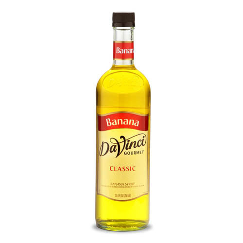 DaVinci Classic Banana Syrup (750mL) - CustomPaperCup.com Branded Restaurant Supplies