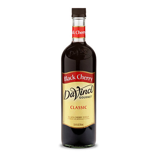 DaVinci Classic Black Cherry Syrup (750mL) - CustomPaperCup.com Branded Restaurant Supplies