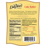 DaVinci Cake Batter Syrup (750mL) - CustomPaperCup.com Branded Restaurant Supplies