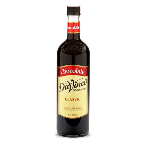DaVinci Classic Chocolate Syrup (750mL) - CustomPaperCup.com Branded Restaurant Supplies