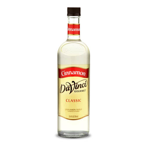 DaVinci Classic Cinnamon Syrup (750mL) - CustomPaperCup.com Branded Restaurant Supplies