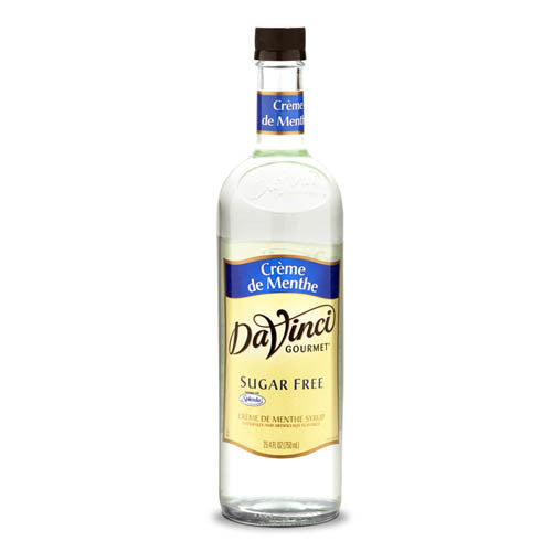 DaVinci Sugar Free Crème de Menthe Syrup (750mL) - CustomPaperCup.com Branded Restaurant Supplies