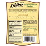 DaVinci Natural Single Origin Pacific Northwest Raspberry Syrup (700mL) - CustomPaperCup.com Branded Restaurant Supplies