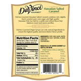 DaVinci Natural Single Origin Hawaiian Salted Caramel Syrup (700mL) - CustomPaperCup.com Branded Restaurant Supplies