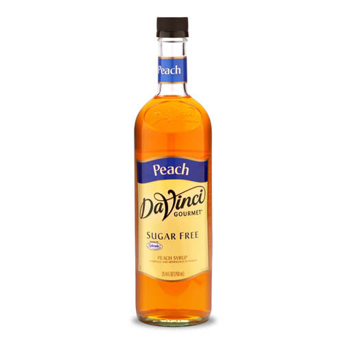 DaVinci Sugar Free Peach Syrup (750mL) - CustomPaperCup.com Branded Restaurant Supplies