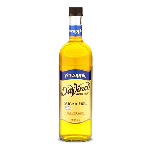 DaVinci Sugar Free Pineapple Syrup (750mL) - CustomPaperCup.com Branded Restaurant Supplies