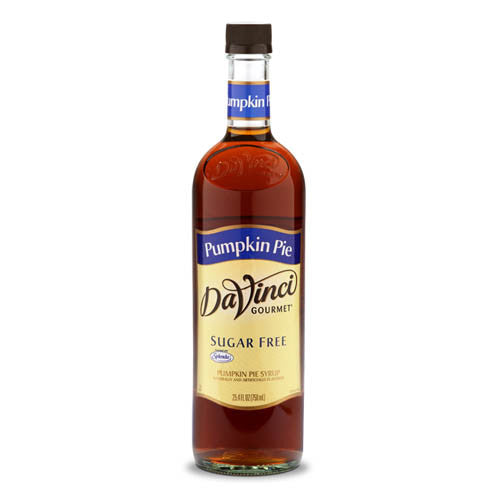 DaVinci Sugar Free Pumpkin Pie Spice Syrup (750mL) - CustomPaperCup.com Branded Restaurant Supplies