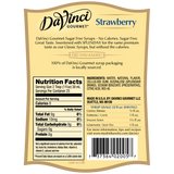DaVinci Sugar Free Strawberry Syrup (750mL) - CustomPaperCup.com Branded Restaurant Supplies
