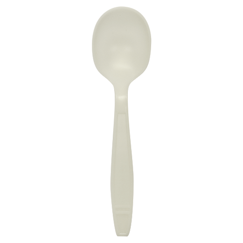 Eco-Friendly Heavy Weight Bio-Based Soup Spoons - 1,000 ct - CustomPaperCup.com