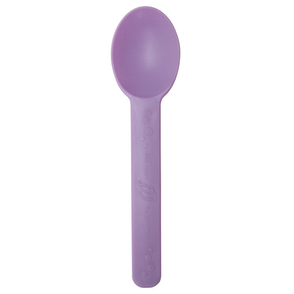 Eco-Friendly Heavy Weight Bio-Based Spoons - Lavender Purple - 1,000 ct - CustomPaperCup.com