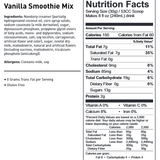 Cappuccine Vanilla Smoothie Mix (3 lbs) - CustomPaperCup.com Branded Restaurant Supplies