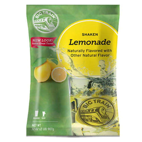 Big Train Shaken Lemonade Mix (2 lbs) - CustomPaperCup.com Branded Restaurant Supplies
