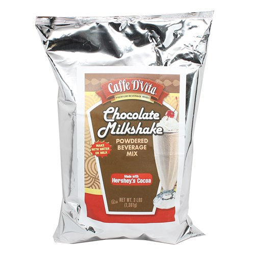 Caffe D'Vita Chocolate Milkshake (3 lbs) - CustomPaperCup.com Branded Restaurant Supplies
