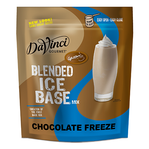 DaVinci Chocolate Freeze Frappe Base Mix (3 lbs) - Formerly Caffe D'Amore - CustomPaperCup.com Branded Restaurant Supplies